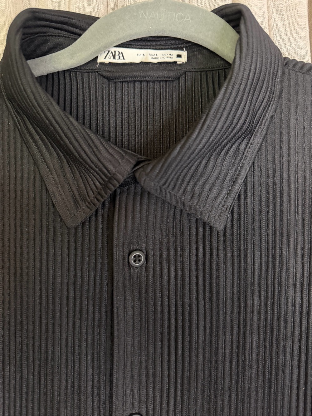 ZARA Men's Homme Plisse Issey Miyake Dupe Set in Black